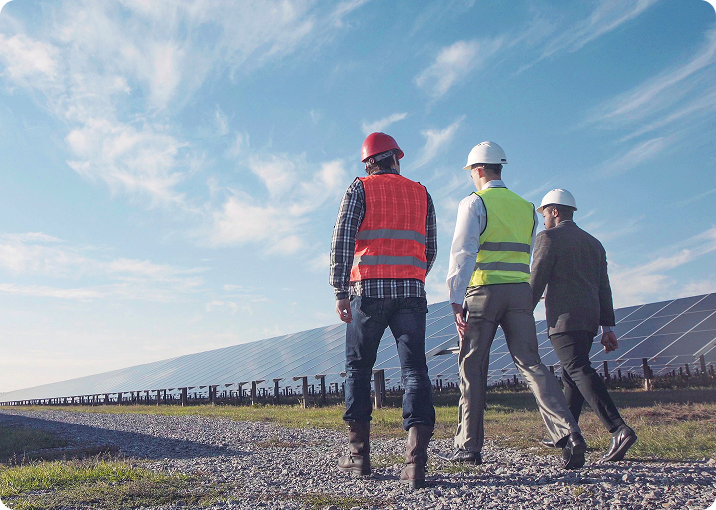 Image of solar project management